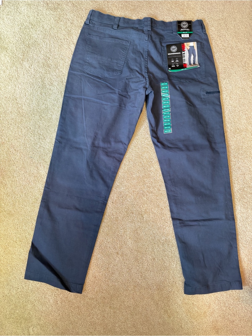 Weatherproof Navy Utility Pants with Back Pocket